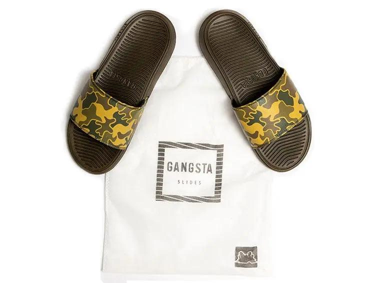 Sandalia Gangsta Camo Hombre Cafe
