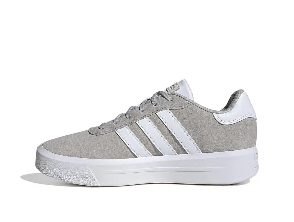 Zapatilla Adidas Court Platform Suede Mujer Gris
