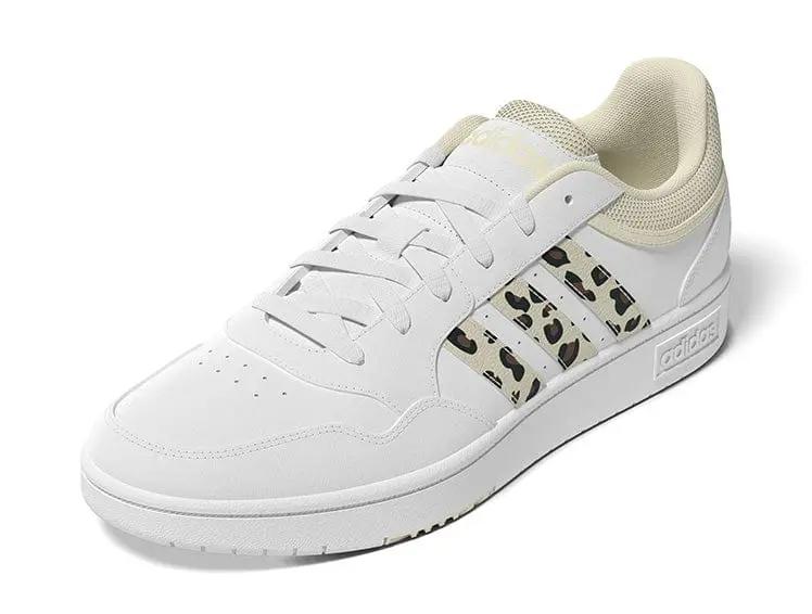 Zapatilla Adidas Hoops 3.0 Mujer Blanco Animal Print