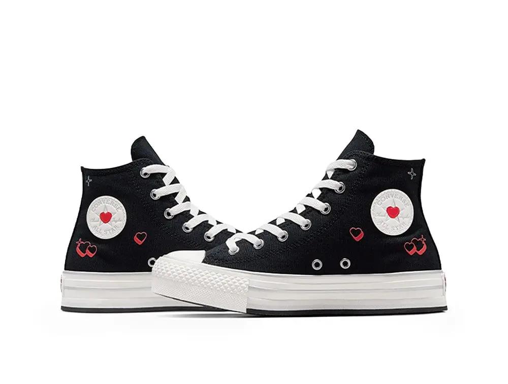 Zapatilla Converse Chuck Taylor Plataforma Mujer Negro