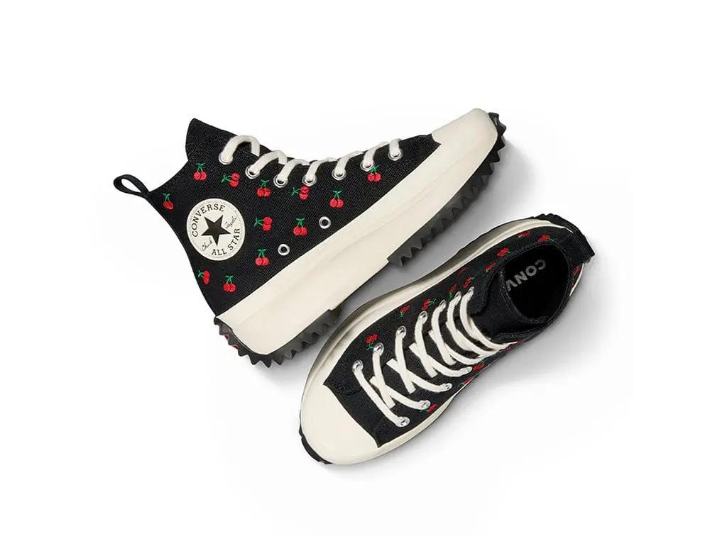 Zapatilla Converse Run Star Hike Plataforma Cherry Mujer Negro