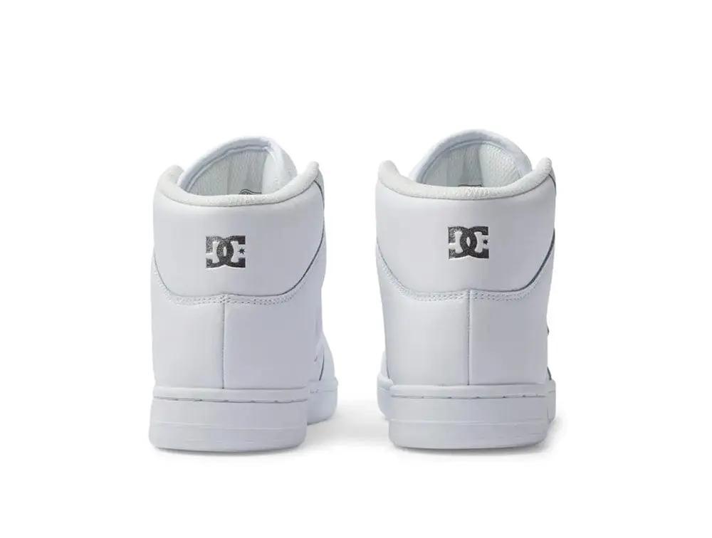 Zapatilla Dc Manteca 4 Hi Cuero Mujer Blanco