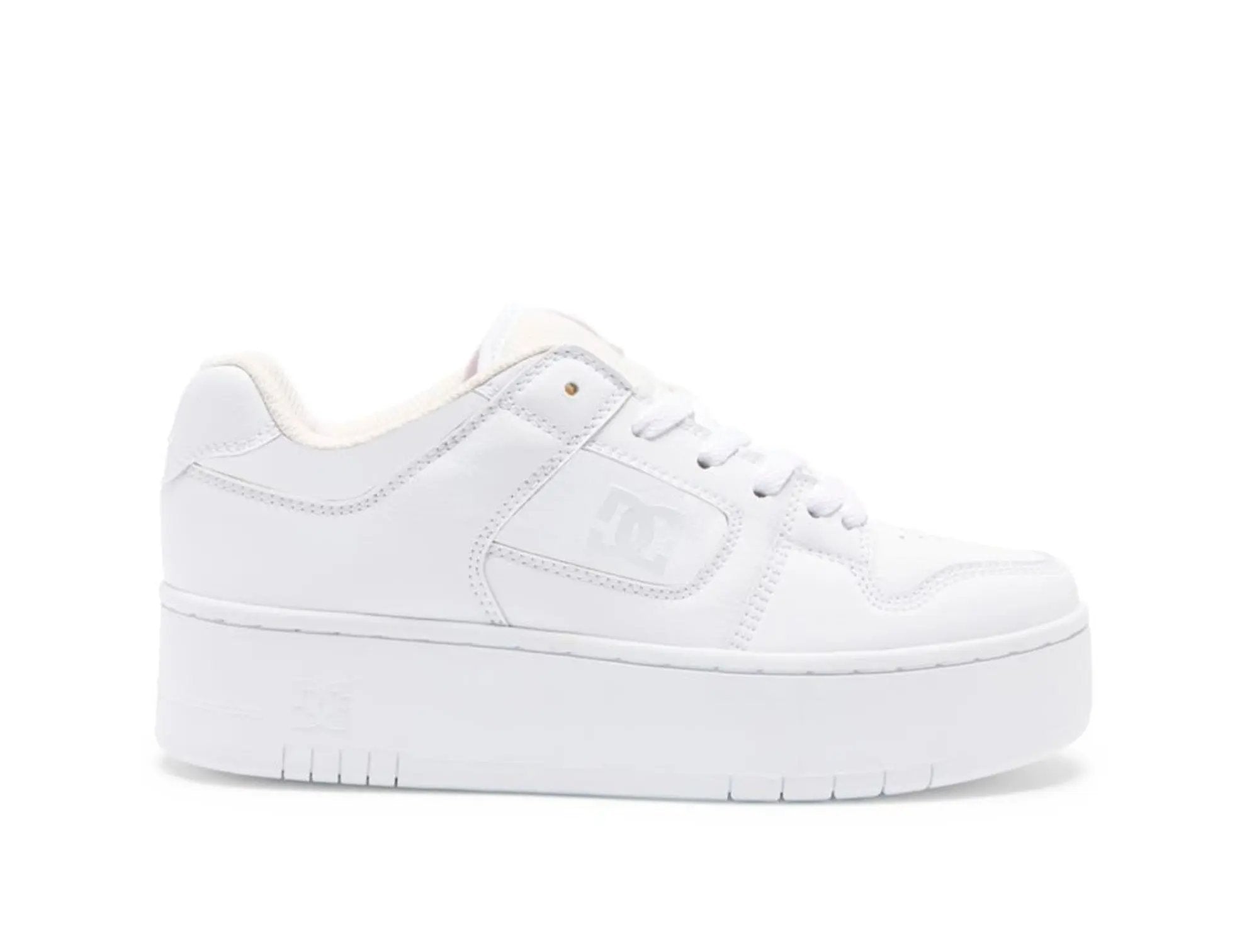 Zapatilla Dc Manteca 4 Plataforma Mujer Mono Blanco