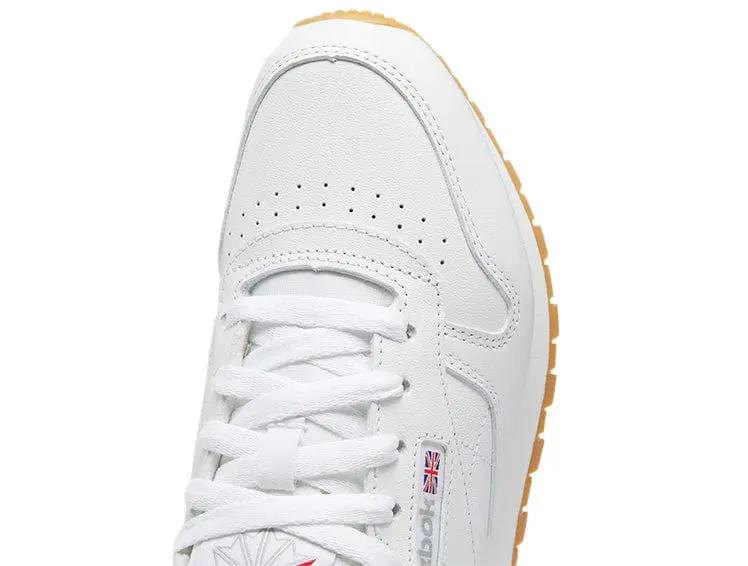 Zapatilla Reebok Classic Leather Cuero Mujer Blanco