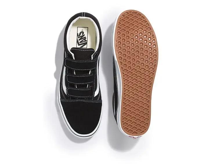 Zapatilla Vans Old Skool Velcro Mujer Negro