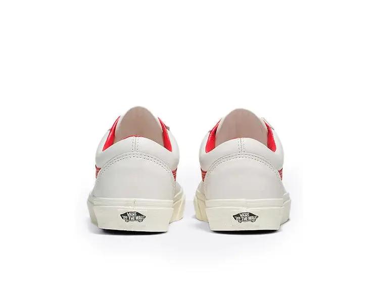 Zapatilla Vans Old Skool Vintage Leather Hombre Blanco