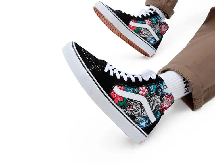 Zapatilla Vans Sk8-Hi (Sporty) Mujer Negro