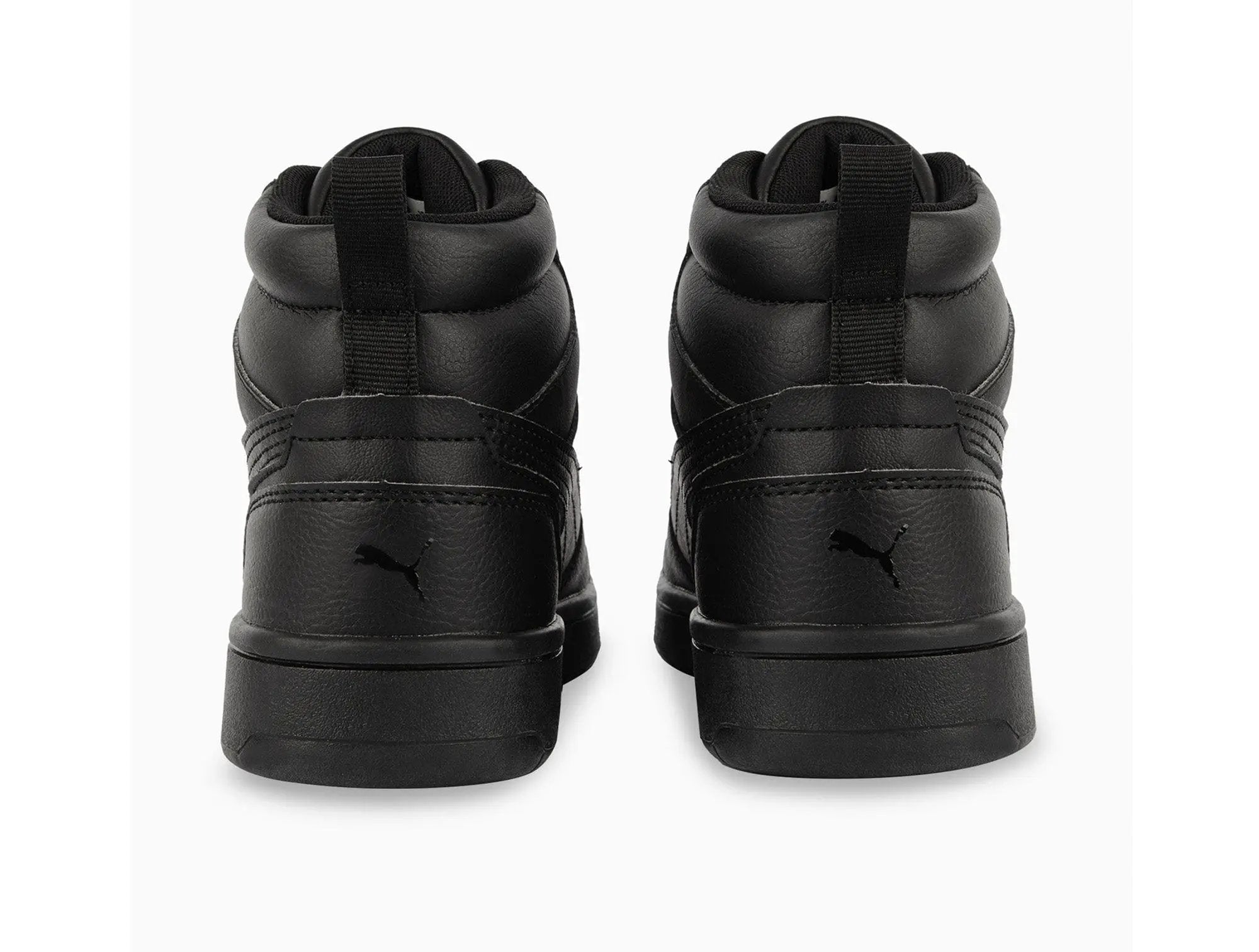 Zapatillas Puma Rebound V6 Cadete Mono Negro