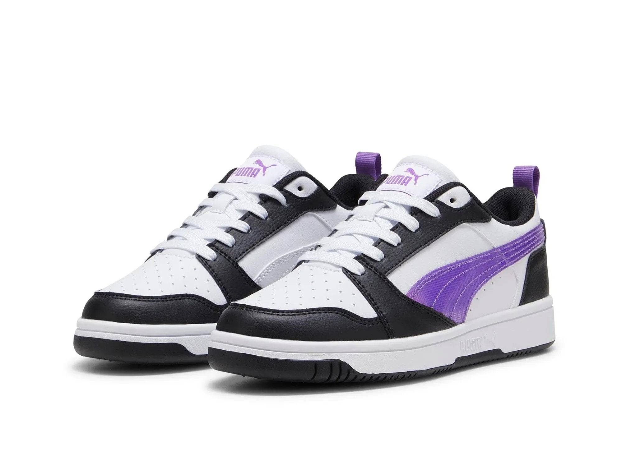 Zapatillas Puma Rebound V6 Cadete Negro