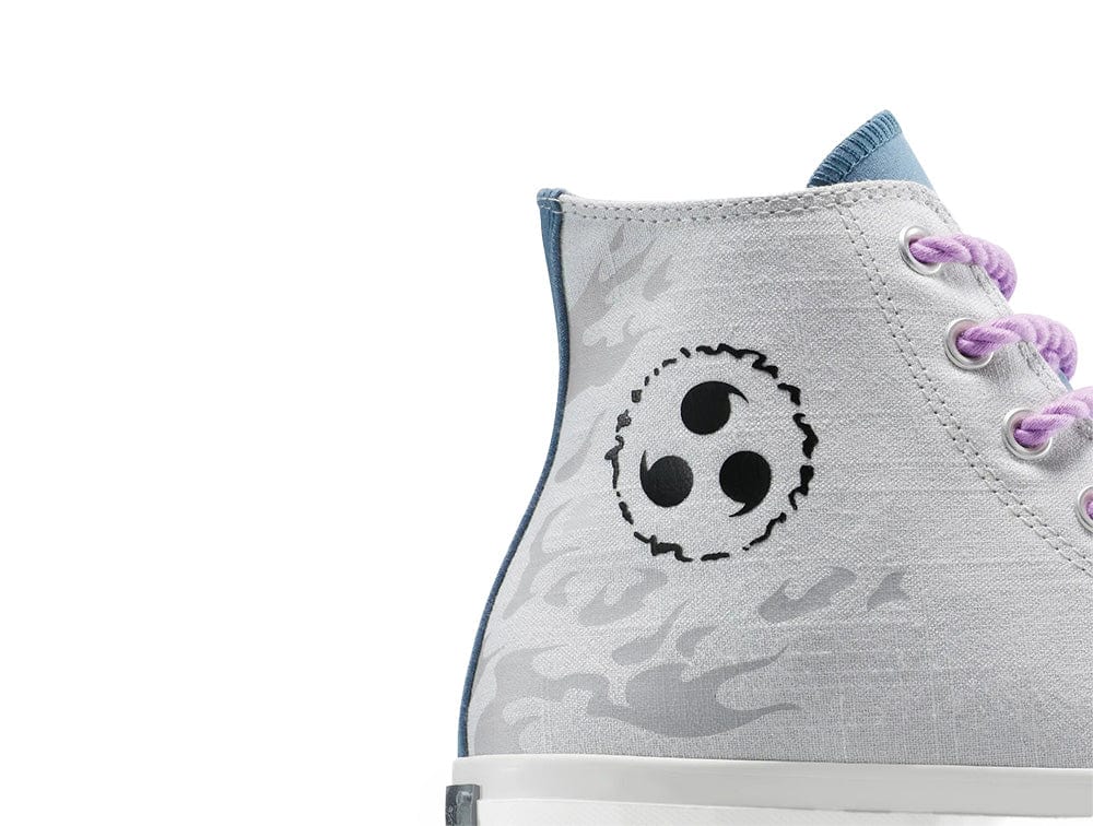 Zapatillas Converse Naruto Chuck Taylor Hi (Sasuke) Unisex Gris