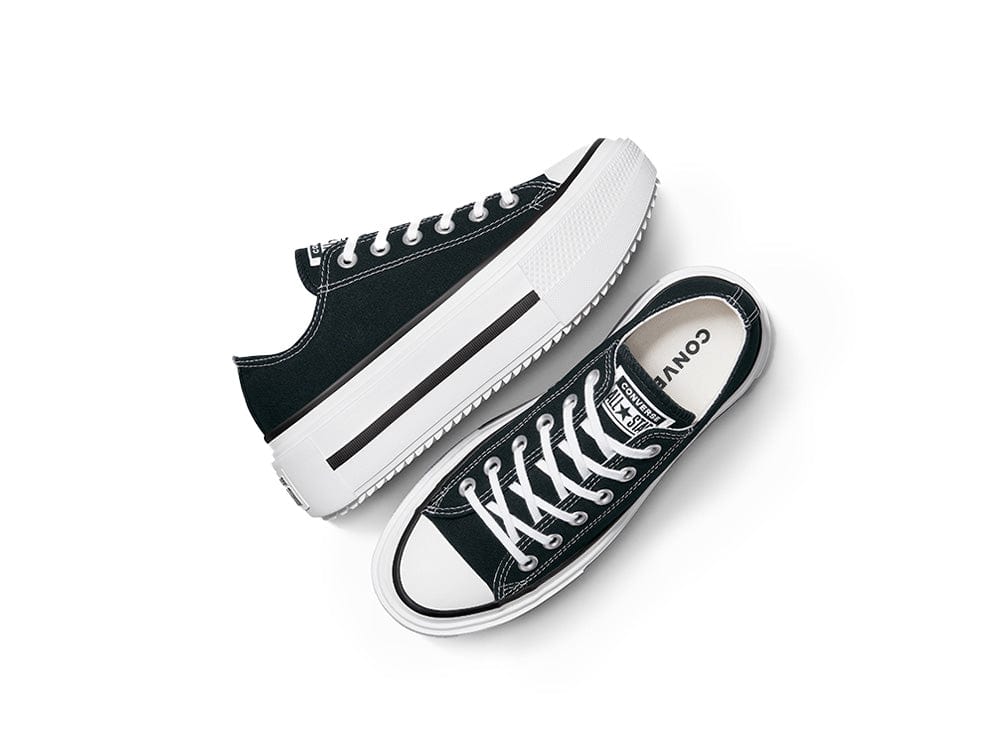 Zapatillas Converse Chuck Taylor Lift Double Stack Mujer Negro