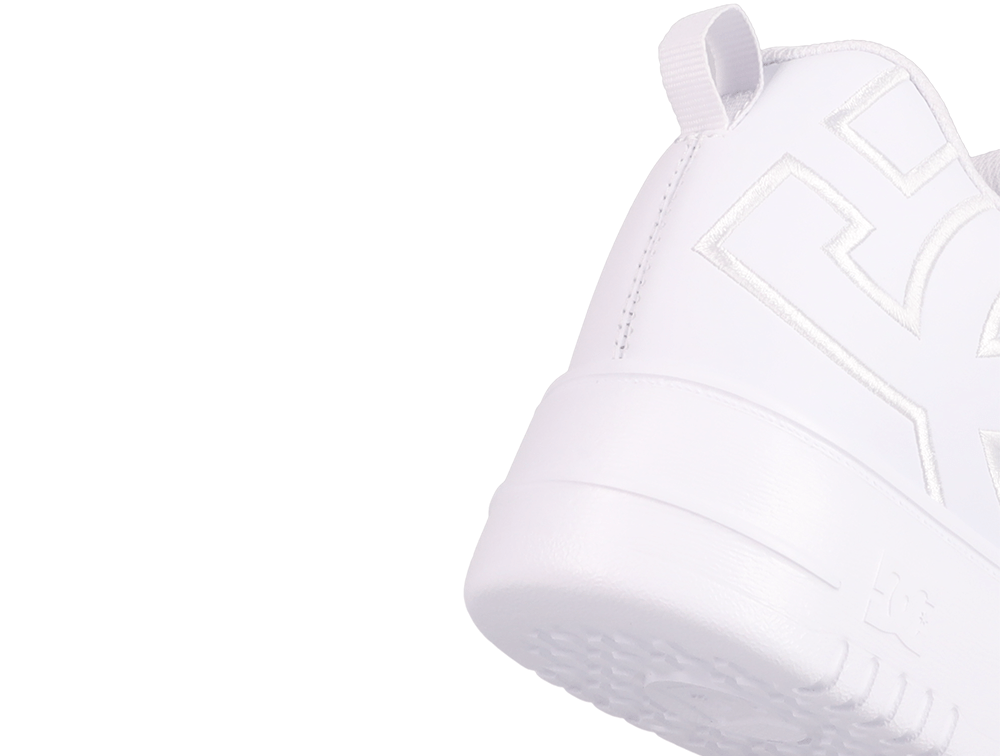 Zapatillas Dc Court Graffik Plataforma Mujer Blanco